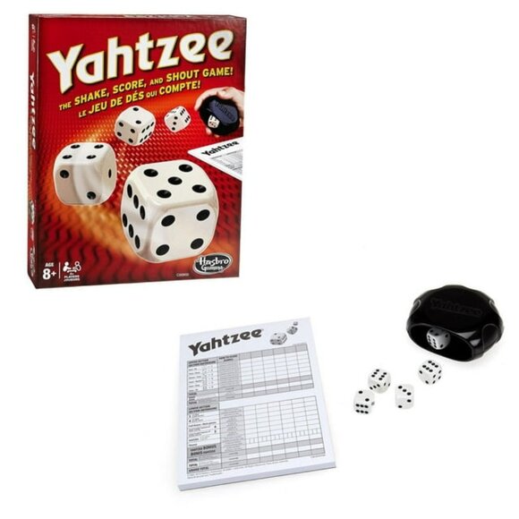 Yahtzee Classic Dice Bilingual Edition New Sealed Hasbro Game - Picture 1 of 14